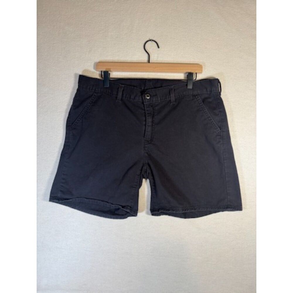 Levi's Black Cotton‎ Blend Shorts Men's 33" Waist White Label